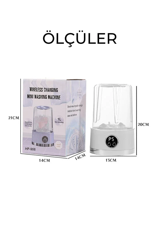 Şarjlı Taşınabilir Çamaşır Makinesi Şarjlı Taşınabilir Çamaşır Makinesi